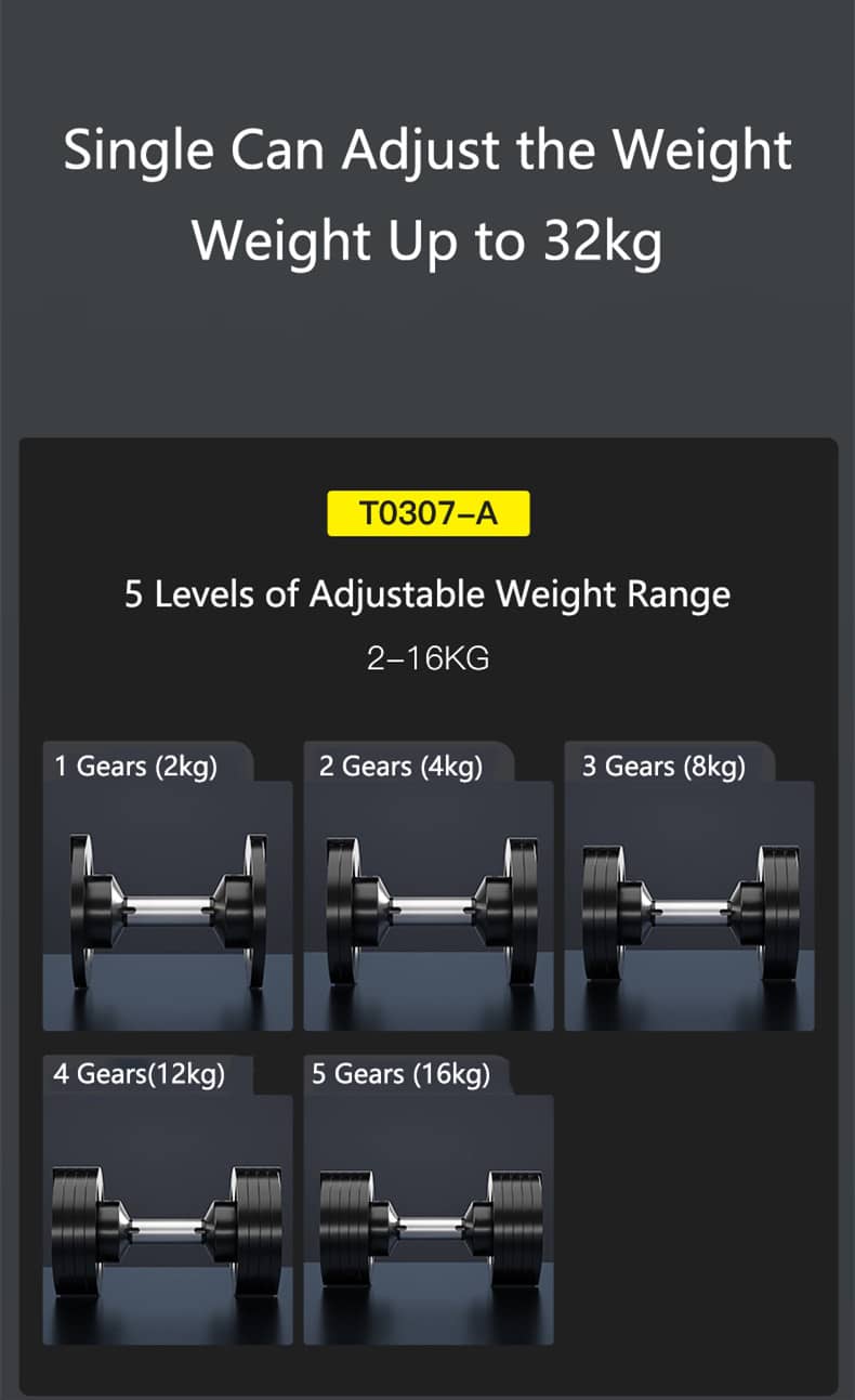 adjustable weight dumbbells