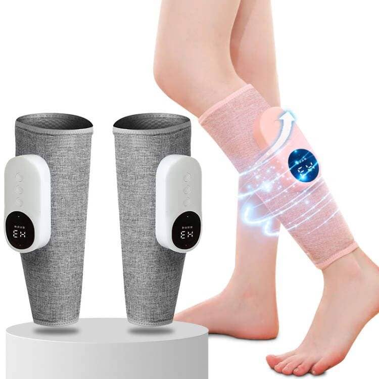 Wholesale Customized Personalised Printed Promotional Electric Air Compression Leg Massager Machine with Heat for Blood Circulation, engraved with your Logo