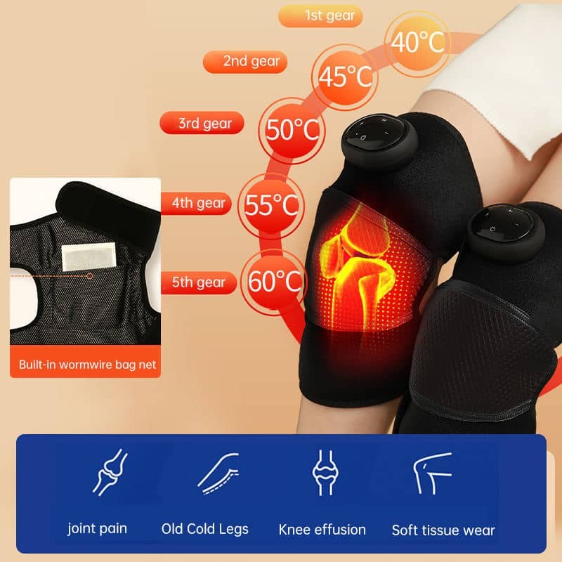 Wholesale Smart Electric Knee Massager with Heat and Vibration OEM ODM Custom 